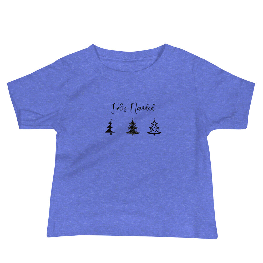 Navidad Trees Minimalist Baby Short Sleeve Tee En Español!