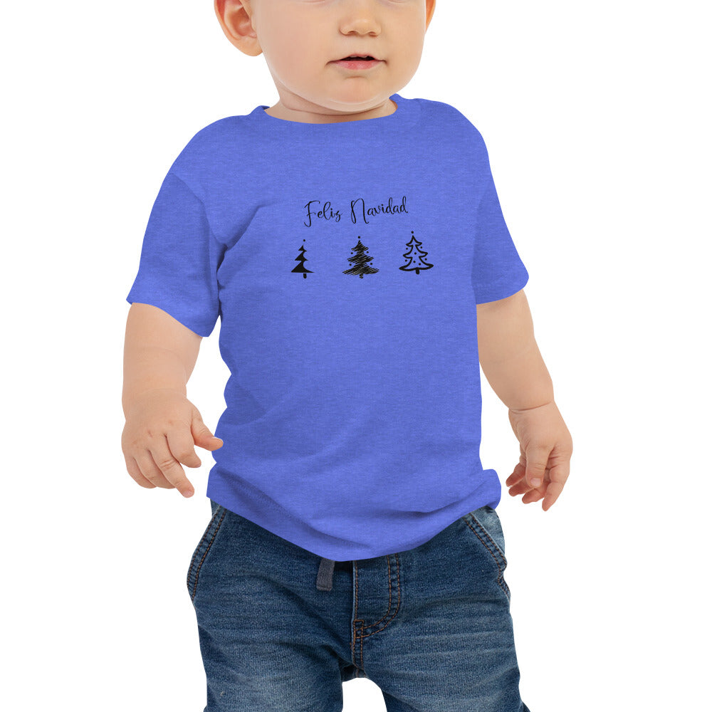 Navidad Trees Minimalist Baby Short Sleeve Tee En Español!