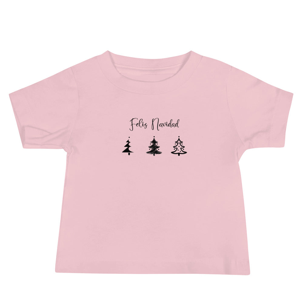 Navidad Trees Minimalist Baby Short Sleeve Tee En Español!