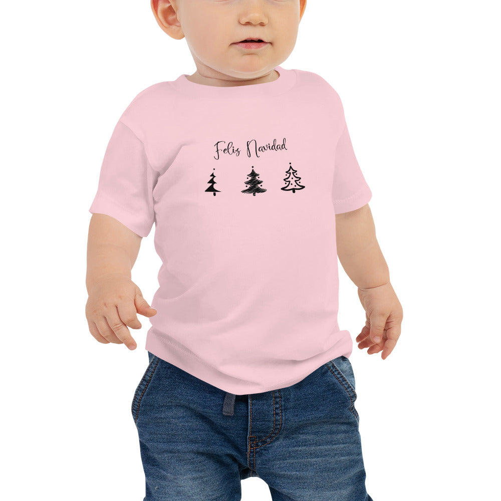 Navidad Trees Minimalist Baby Short Sleeve Tee En Español!