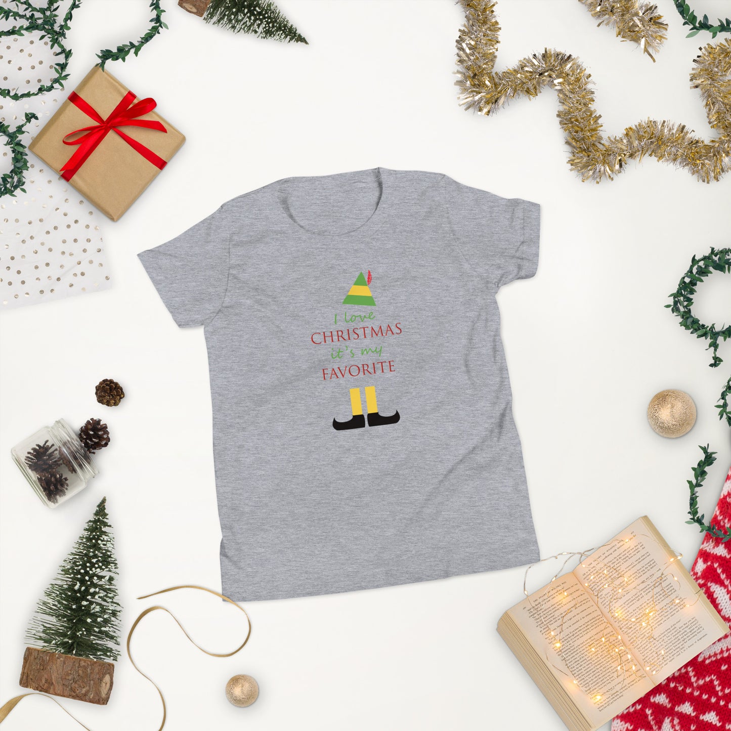 My Favorite Christmas Youth Short Sleeve T-Shirt