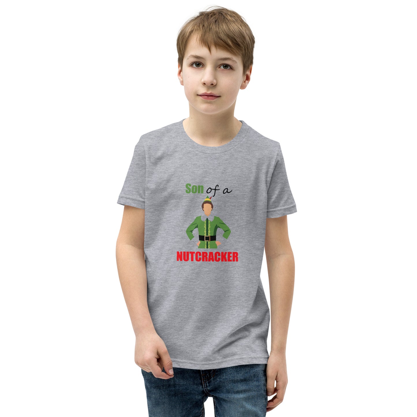 Son of a Nutcracker Youth Short Sleeve T-Shirt Christmas