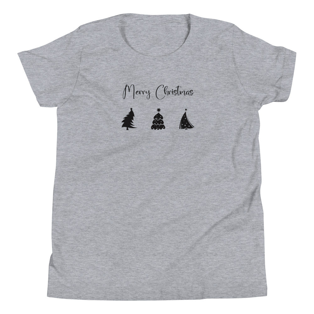 Short-Sleeve Christmas Trees Minimalist Youth T-Shirt