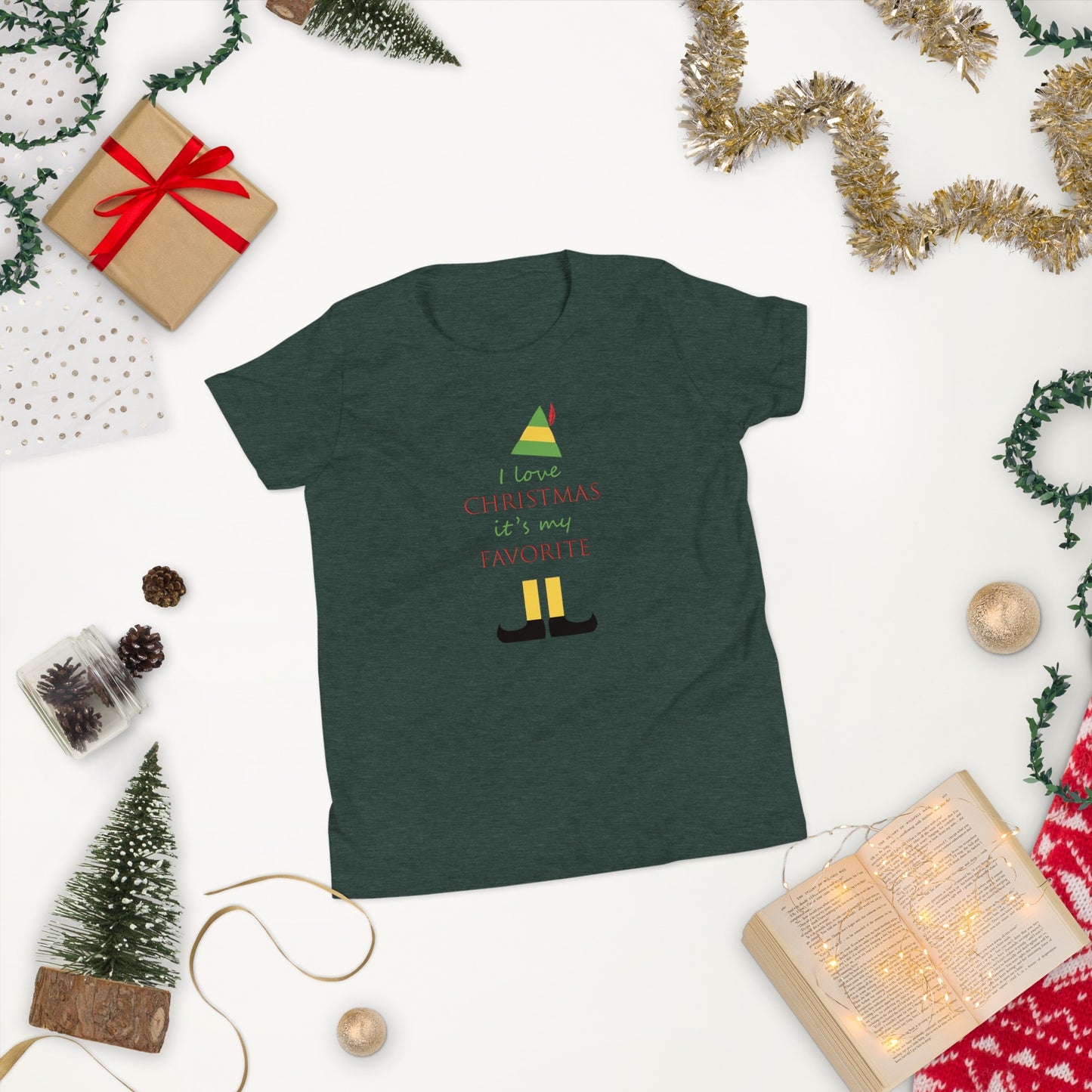 My Favorite Christmas Youth Short Sleeve T-Shirt