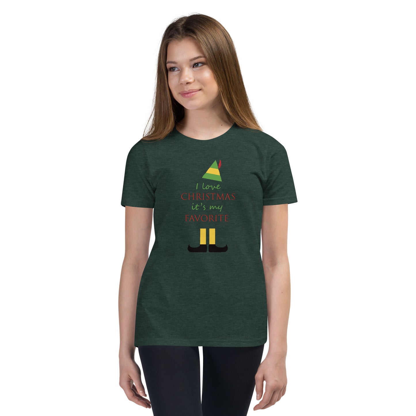 My Favorite Christmas Youth Short Sleeve T-Shirt