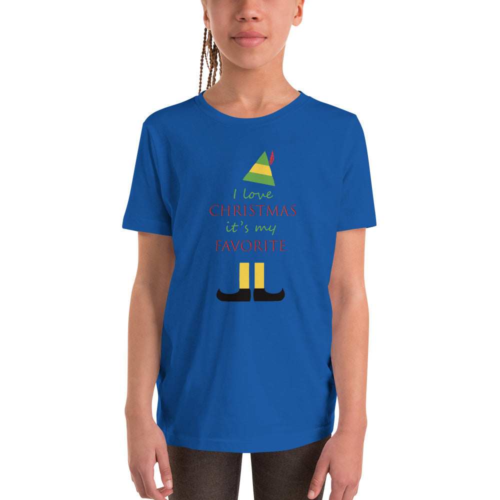 My Favorite Christmas Youth Short Sleeve T-Shirt