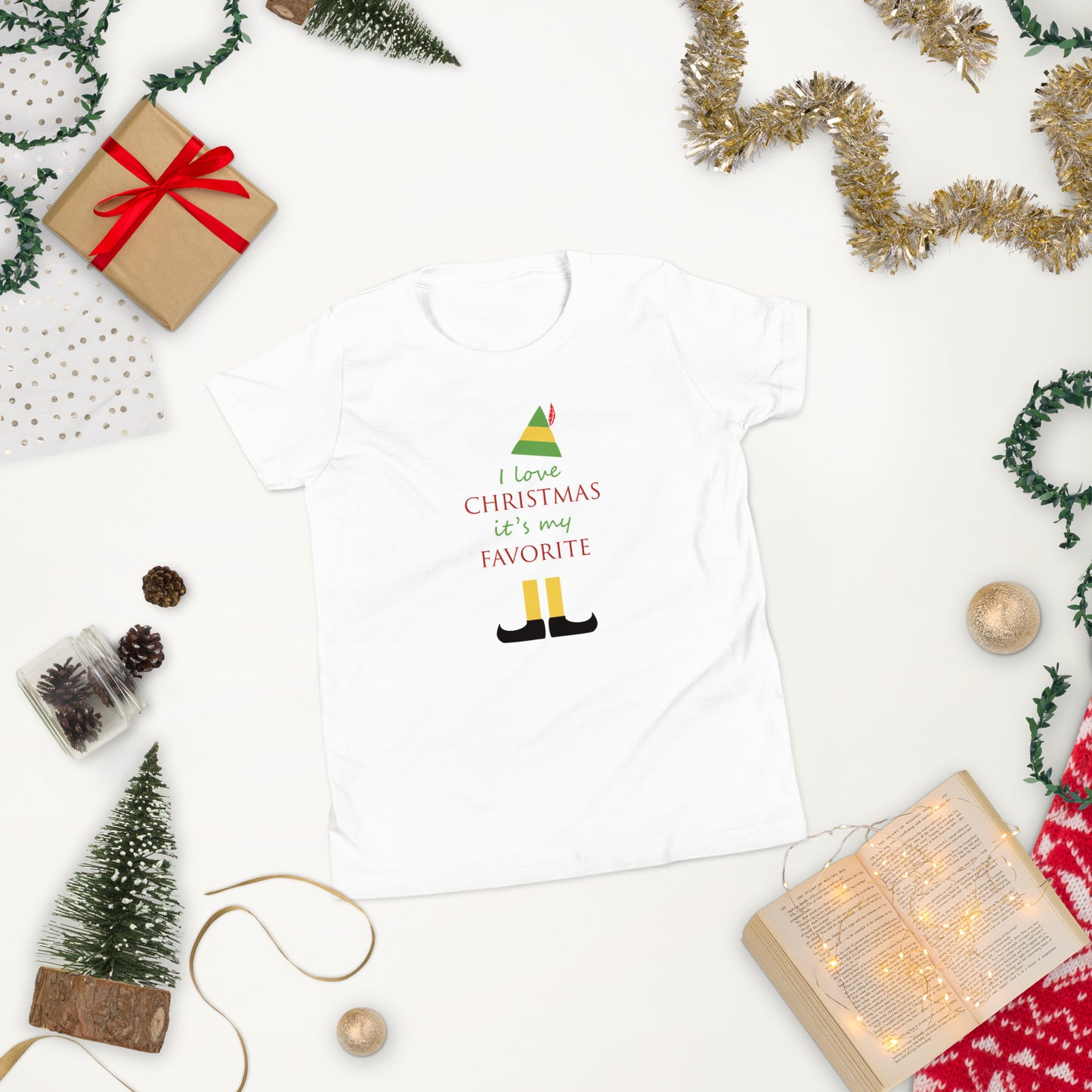 My Favorite Christmas Youth Short Sleeve T-Shirt