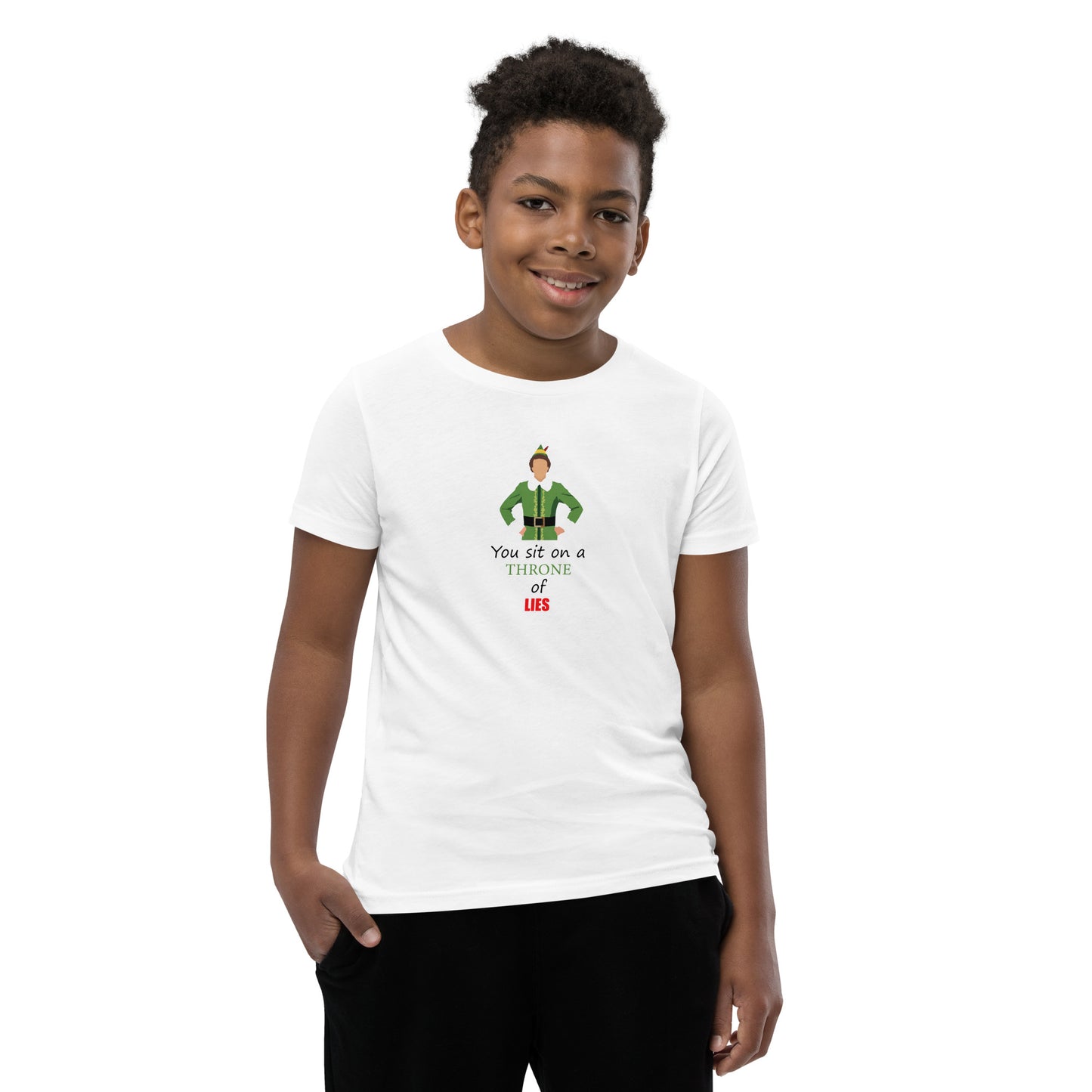 Throne of Lies Youth Short Sleeve T-Shirt Christmas